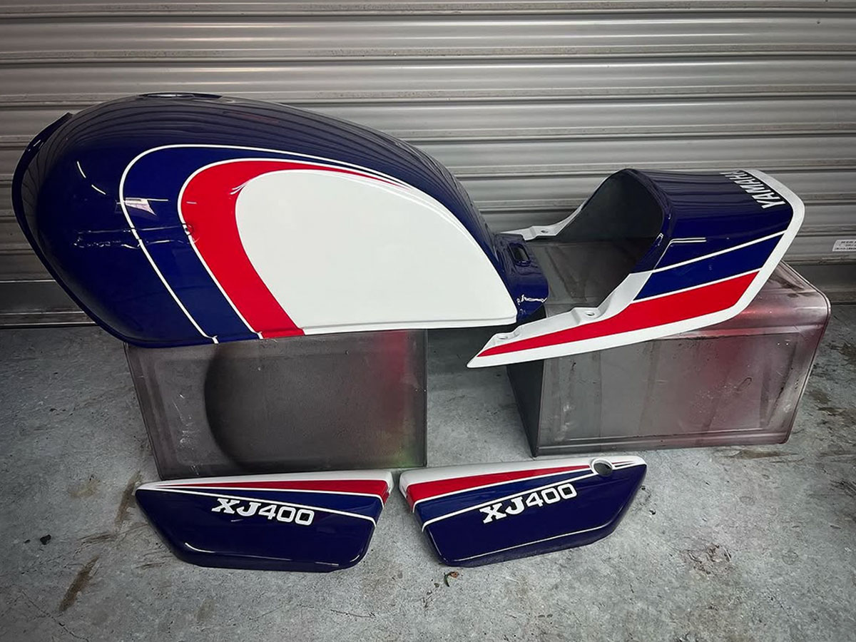 バイクパーツ塗装 制作例